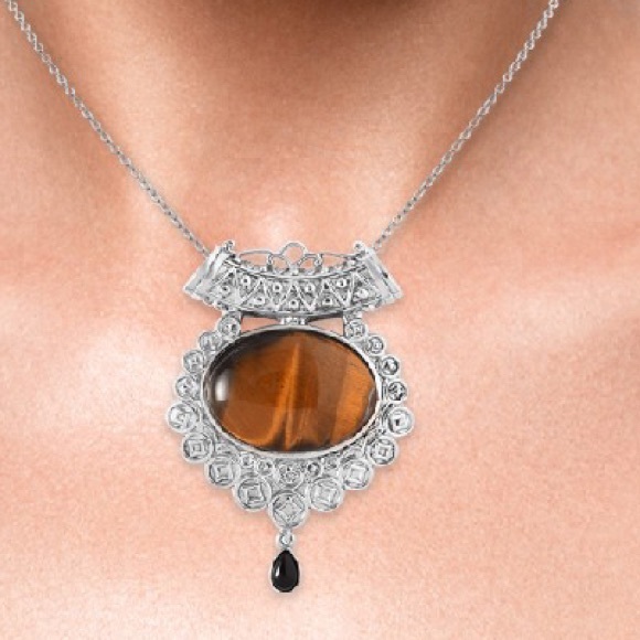 Tigers Eye Fancy Necklace - Picture 3 of 5